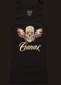 Women’s Skull with Wings- black tank